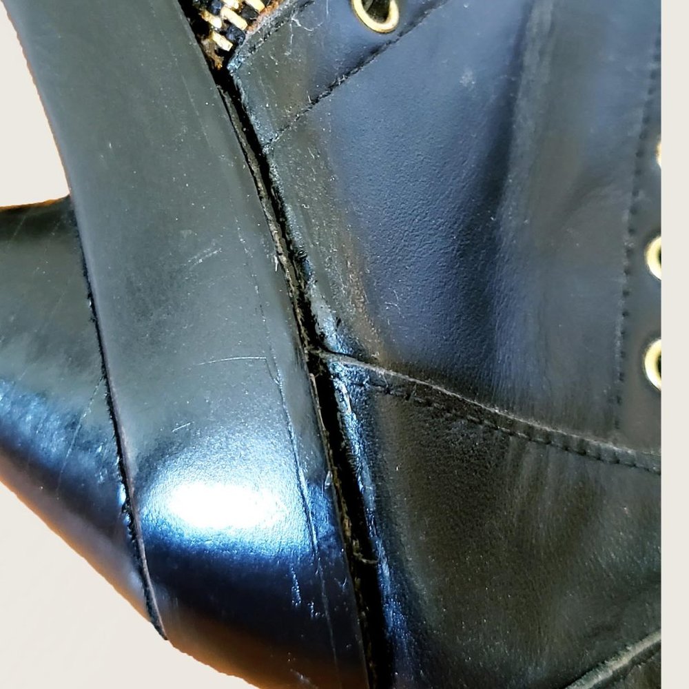 Jeffrey Campbell Leather Stiletto Boots - Picture 8 of 10